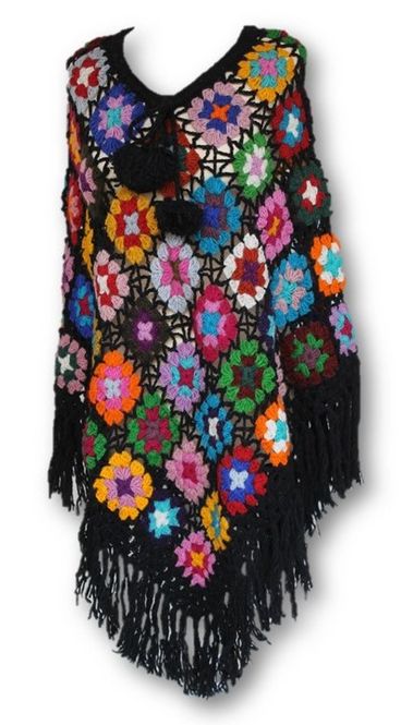 Hovedbilde Heklet poncho
