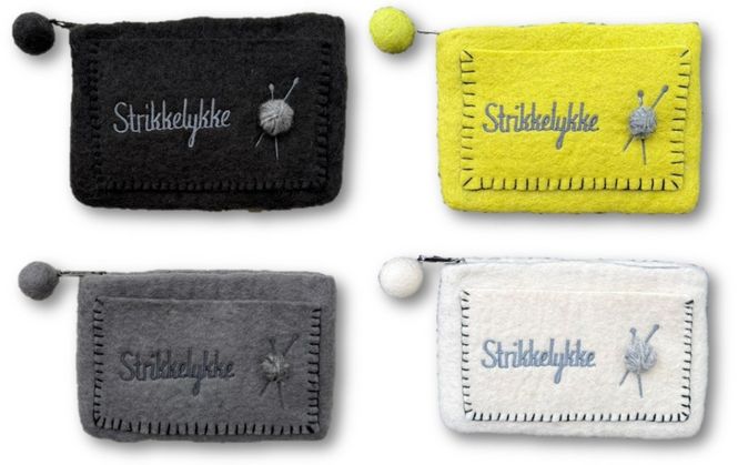 Hovedbilde Stor pung med strikkelykke 