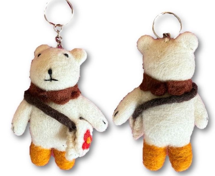 Nøkkelring med isbjørn