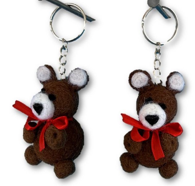 N&oslash;kkelring med teddybj&oslash;rn