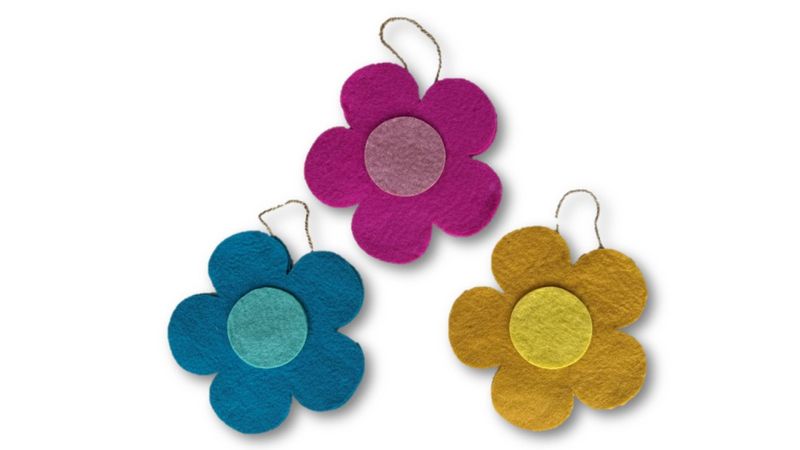 Gryteunderlag blomst